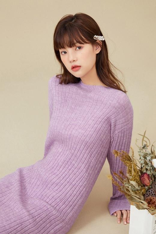 LED'IN 香芋紫毛衫连衣裙 10743 商品图1