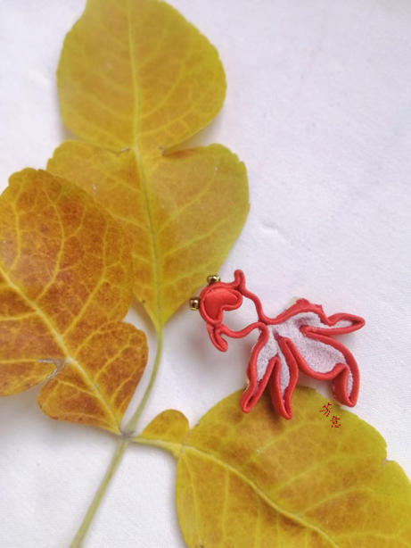 双鱼盘扣胸针○芳意旗袍 商品图6