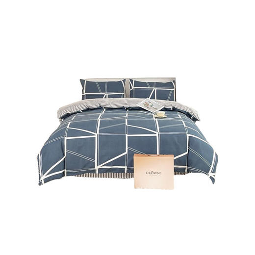 皇冠T3402时光之城磨毛四件套 商品图5