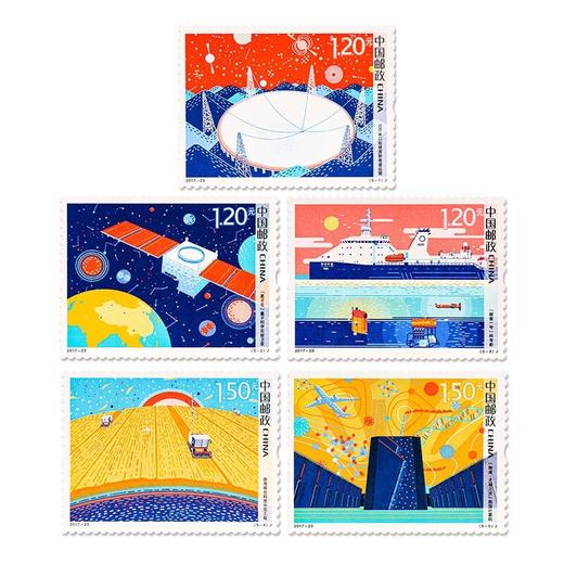 《科技创新》纪念邮票 2017-23 商品图0