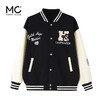 mc2加绒棒球领贴标款外套女装春秋新款美式复古学院风棒球服 商品缩略图3