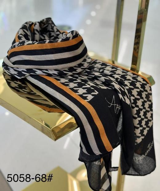 优品堂【花影摇曳】围巾、薄披肩、空调巾三用长巾 商品图12