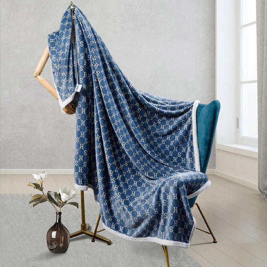 水星家纺 浮光雪貂绒毯180*200cm 商品图6