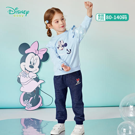【迪士尼Disneybaby正品套装】男女童秋冬长袖套装 商品图5