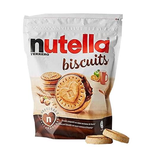 能多益nutella 榛子巧克力酱夹心曲奇饼干 304g/袋 商品图0