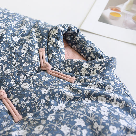 雀说 加厚中老年女士妈妈秋冬季棉花棉袄棉服外套家居服 商品图1