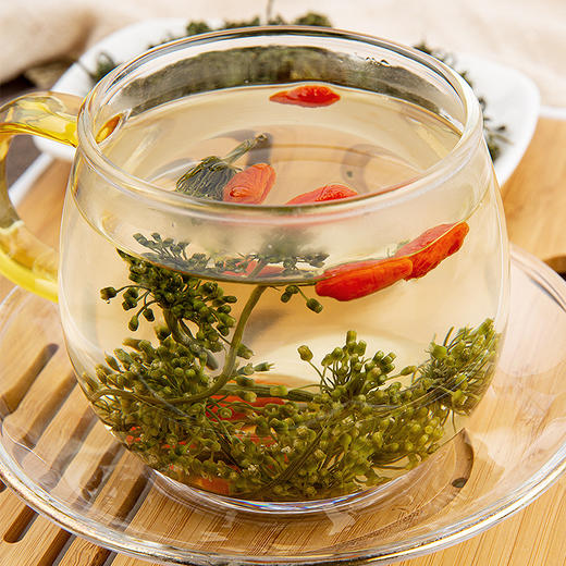 【绿色黄金！长白山人参花】四年孕育，一参一花三年一开，人参之精华，人工采摘，自然晾晒，长白山人参花茶干货，中老年人参大花蕾泡茶L 商品图2