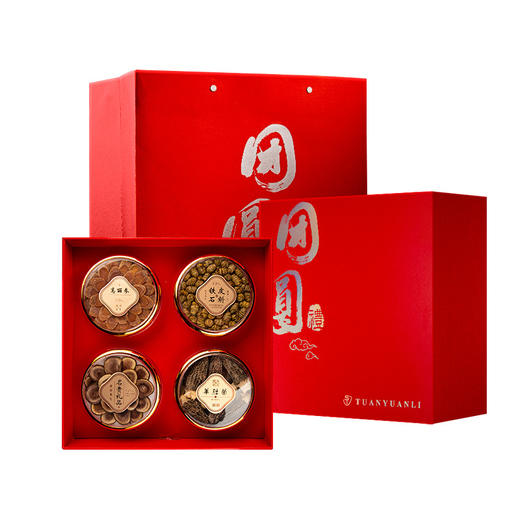 【匠心出品！五福团圆礼盒】五款滋补珍品，西洋参礼盒，西洋参片，鹿茸，红参，石斛组合送礼滋补品父母送长辈补品L 商品图6
