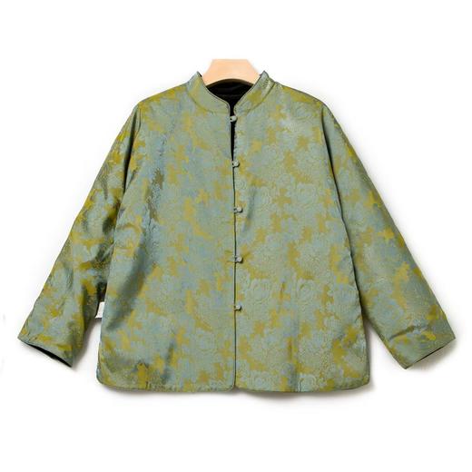 高贵高档双面鎏金海棠桑蚕丝蛋白外套 商品图10