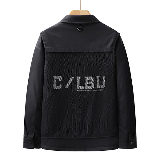 【特大码】【新款DPX】大依优型大码潮款翻领工装羽绒服鸭绒外套休闲胖子大码男休闲宽松加肥加大上衣 商品图1