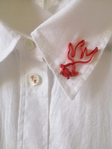 双鱼盘扣定制○芳意旗袍 商品图4