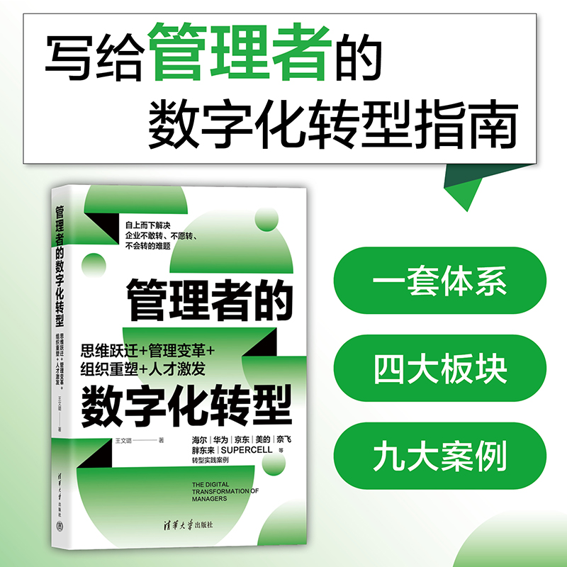 管理者的数字化转型：思维跃迁+管理变革+组织重塑+人才激发