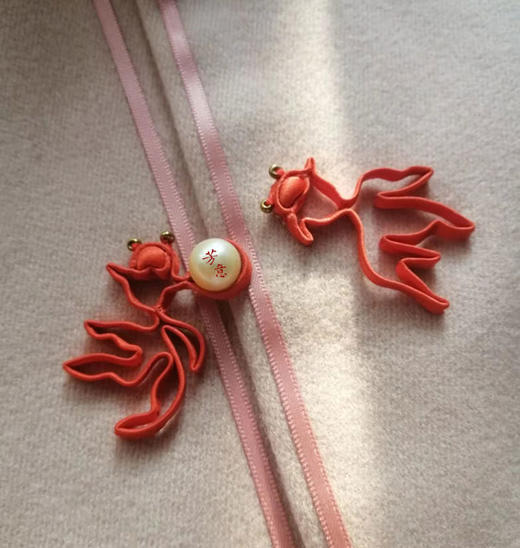 双鱼盘扣定制○芳意旗袍 商品图2