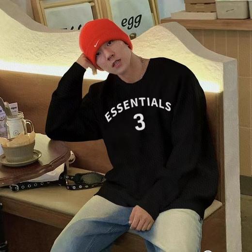 秋季款高街潮牌FOG复线系列数字3印花款圆领卫衣  空气层科技面料 商品图3