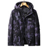 【特大码】【新款DPX】大依优型大码潮款迷彩工装连帽羽绒服鸭绒外套休闲胖子大码男休闲宽松加肥加大上衣 商品缩略图0