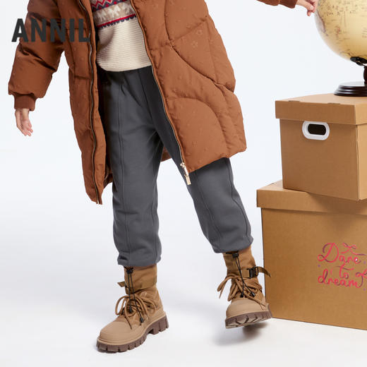 女童保暖舒弹棉裤冬季新款安奈儿童装实体店同款AG446818 商品图0