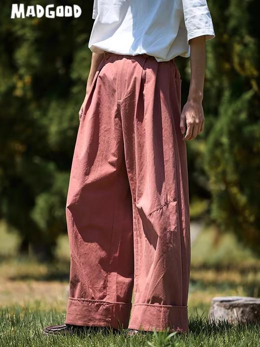 马得工地/MDGDCK243166/翻边分割阔腿裤 商品图2