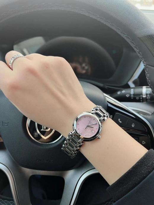 新配色浪琴心月系列瑞士石英腕表樱花粉！冰蓝！尺寸30MM（SH） 商品图3