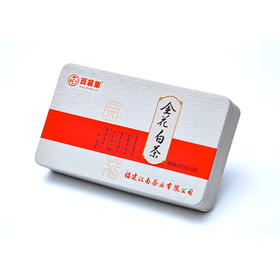 0593【国企严选，山海食材】百茗集金花白茶 小泡装 60g 白色