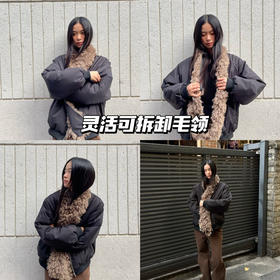 新品上身 | 挑战一件过冬，可拆卸毛领新颖又时髦！