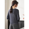 剩S 米思阳2025冬季新款时尚设计感针织衫重工钉珠蝴蝶结开衫上衣4543 商品缩略图3