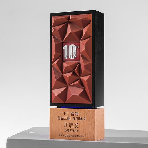 创意炫彩3d打印奖杯定制定做彩色奖牌优秀员工颁奖纪念冠军年会奖杯 商品图12