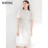 未风白色改良旗袍连衣裙女夏2024夏季新款女装新中式修身减龄裙子 商品缩略图3