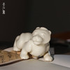 问鼎天石窑白陶泥瑞虎茶宠 商品缩略图0