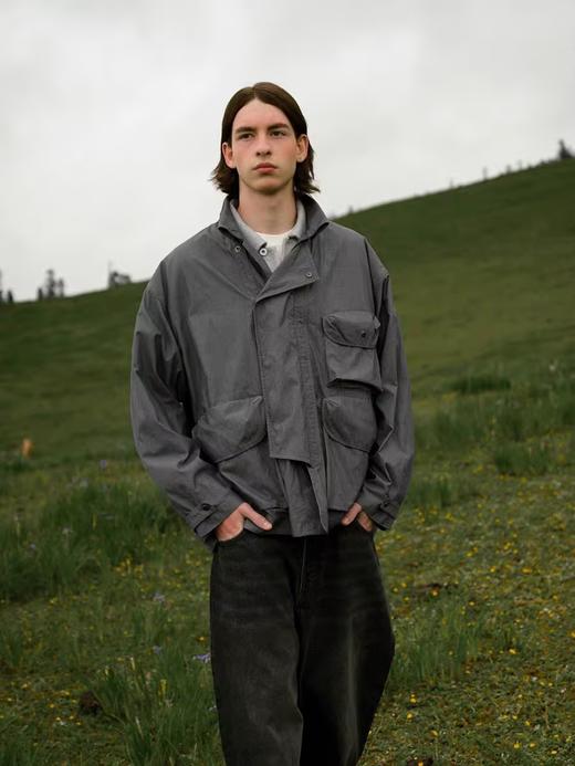 Evistub/E-4QWT702/进口华达呢混纺猎装山地多袋工装夹克外套 商品图1