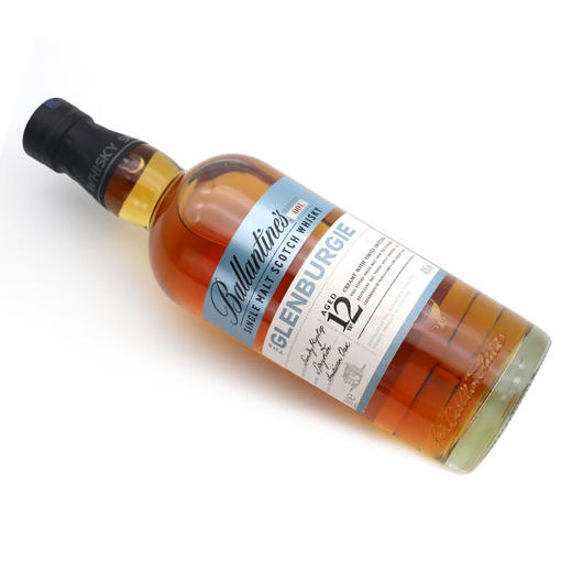 百龄坛（Ballantine’s）洋酒 百龄坛苏格兰威士忌 进口洋酒调配型 格伦伯吉12年陈酿 无盒 商品图1