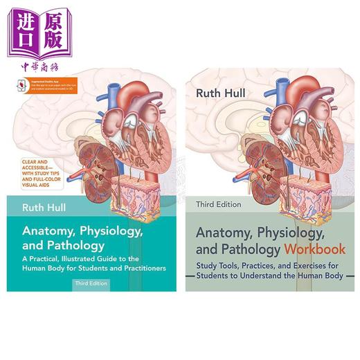 【中商原版】解剖学 生理学和病理学第3版和工作簿 两本套 英文原版 Anatomy Physiology and Pathology 商品图0