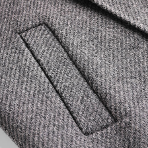 【新款DAB】大依优型大码男装羊毛呢双面呢大衣大衣外套手工呢子中长款胖子休闲男士 商品图8