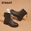 星期六通勤百搭简约绒里时尚短靴SS341180UX 商品缩略图1
