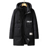 【特大码】【新款DPX】大依优型大码中长款潮款连帽羽绒服鸭绒外套休闲胖子大码男休闲宽松加肥加大上衣 商品缩略图0