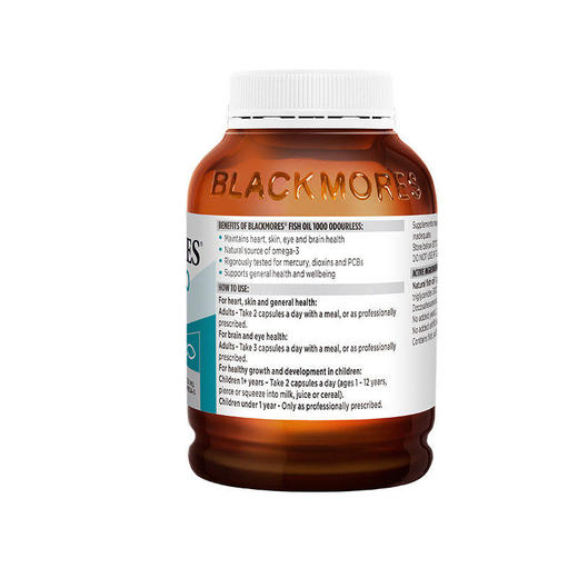 BLACKMORES澳佳宝原味深海鱼油400粒 商品图2