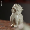 问鼎天石窑白陶泥狮兽茶宠 商品缩略图3