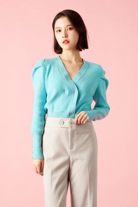 Le Malene 时尚简约V领毛衣 10752