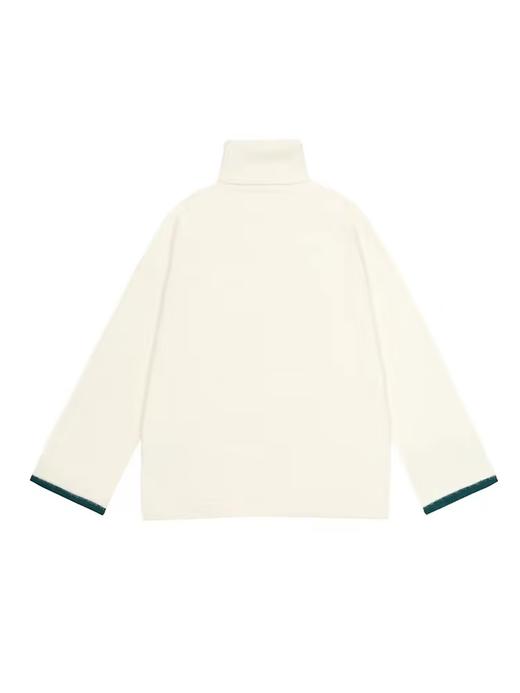 马得工地/MDGDMY244276/宽松多色高领仿貂毛打底叠穿毛衣 商品图3