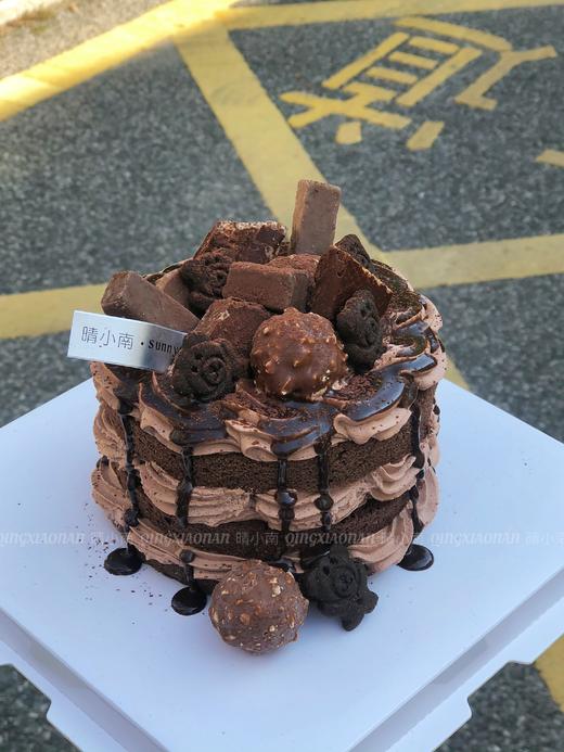 谁能拒绝啊！！超浓郁巧克力裸蛋糕  双层夹心 好吃到原地起飞 商品图1