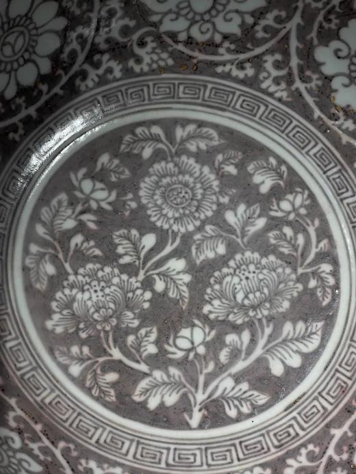 釉里红拔白缠枝牡丹纹碗，顺丰包邮 商品图8