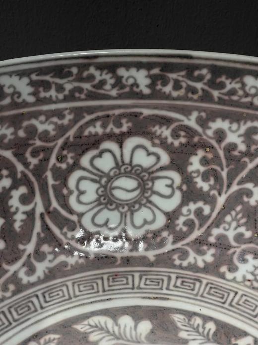 釉里红拔白缠枝牡丹纹碗，顺丰包邮 商品图11
