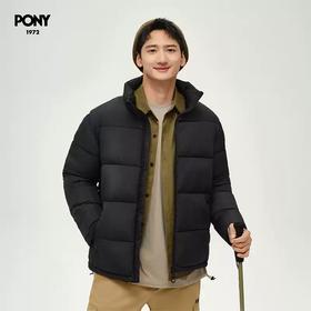 4.9折【自营】pony/波尼  波尼1972棉服衣2024冬装男子保暖外套 244M2NC01BK