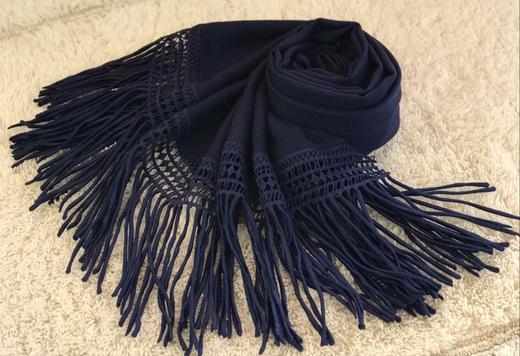 优品堂【流连翩翩】羊毛🐑围巾披肩两用 商品图13