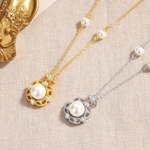 Winy925纯银沉鱼落雁项链送女友闺蜜节日生日礼物 商品图0