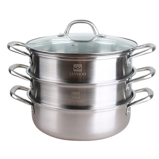 朗赫 凡尔赛三层不锈钢汤蒸锅 LH-ZG03 商品图1