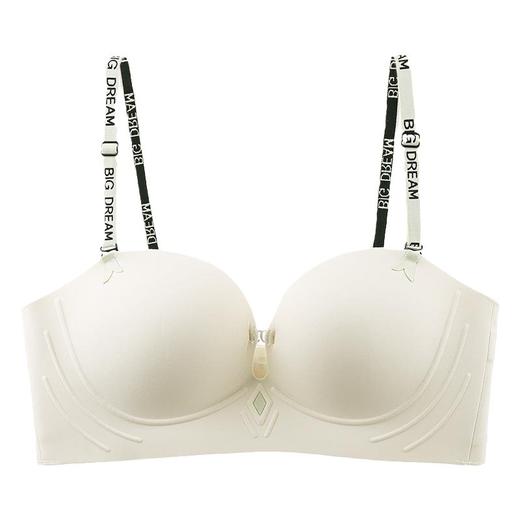 【巨舒适！多种穿法】新款字母带Bra看不见的支撑，惊不惊喜！少女显气质，美得飞起！多种穿法，百搭不腻。上托聚拢，小胸见神奇！前扣无肩带防滑抹胸内衣，让你轻松脱变~ 商品图7