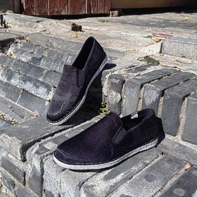 内联升手工男鞋男千只此青绿系列淬墨流光QL8550