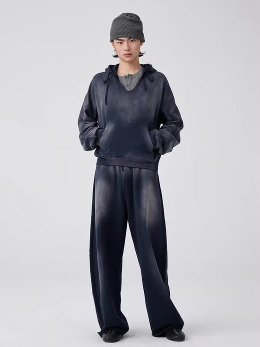 Simple Project/Y24177/短宽挖领做旧卫衣 商品图3