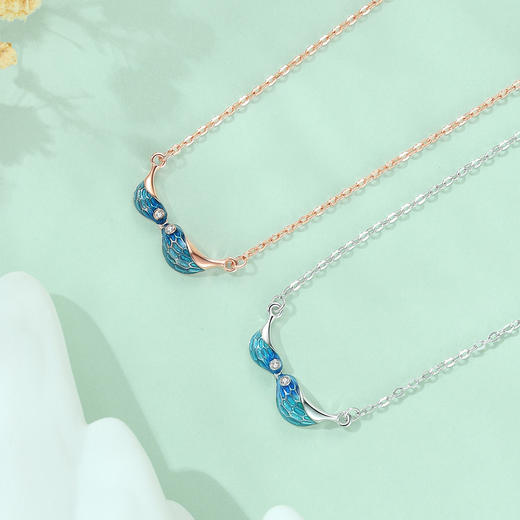 Winy925纯银小雀幸项链送女友闺蜜节日生日礼物 商品图2