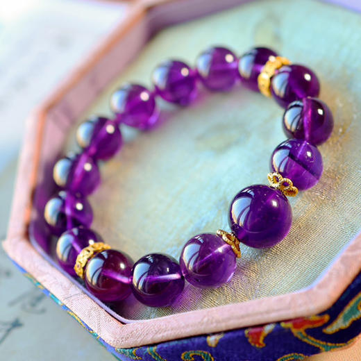 【宫里手串】紫水晶手串12mm  CR 商品图6